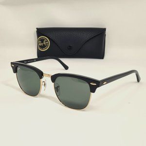 Ray-Ban Classic CLUBMASTER RB3016 W0365 51 Lens G-15 Sunglasses Unisex